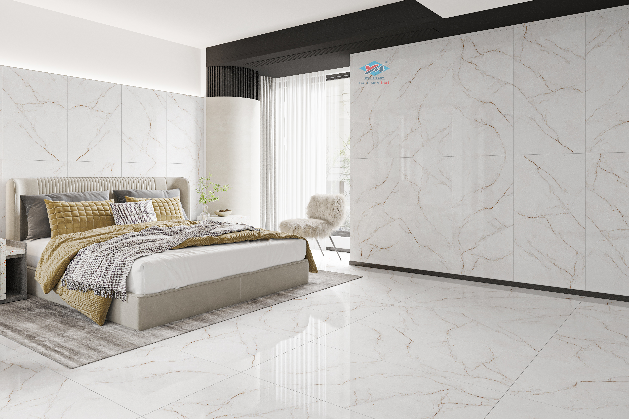 Gạch Lát nền Ý Mỹ 60x120 N61248007R - Ảnh 2