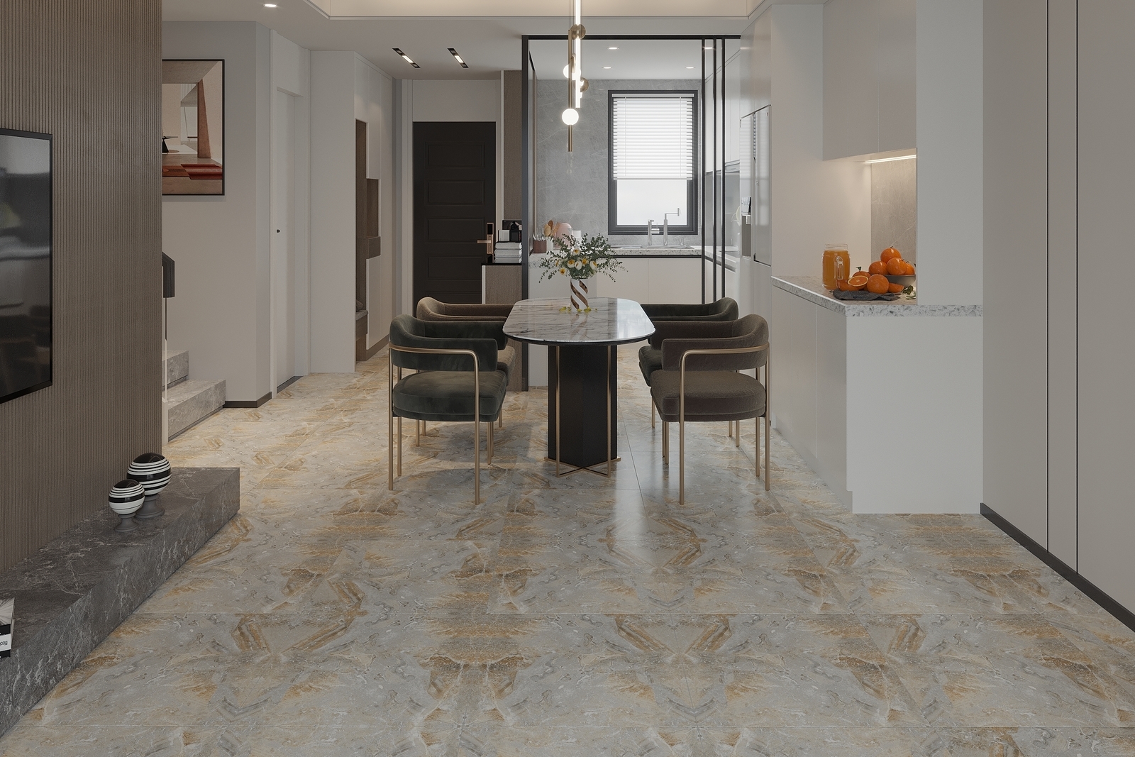 Gạch Lát nền Ý Mỹ 60x60 N65001C - Ảnh 2