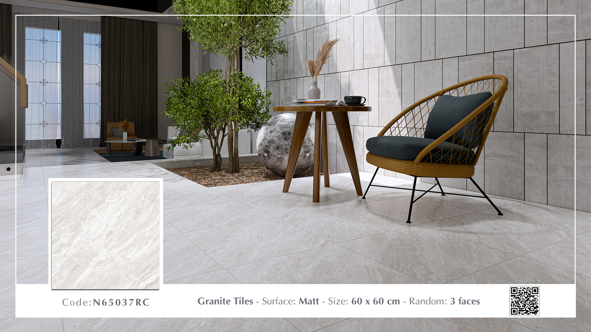 Gạch Lát nền Ý Mỹ 60x60 N65037RC