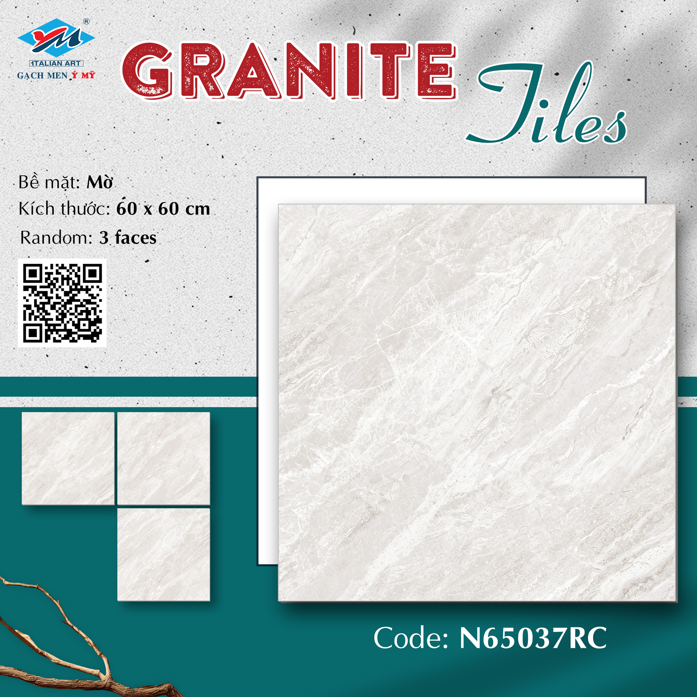Gạch Lát nền Ý Mỹ 60x60 N65037RC - Ảnh 6