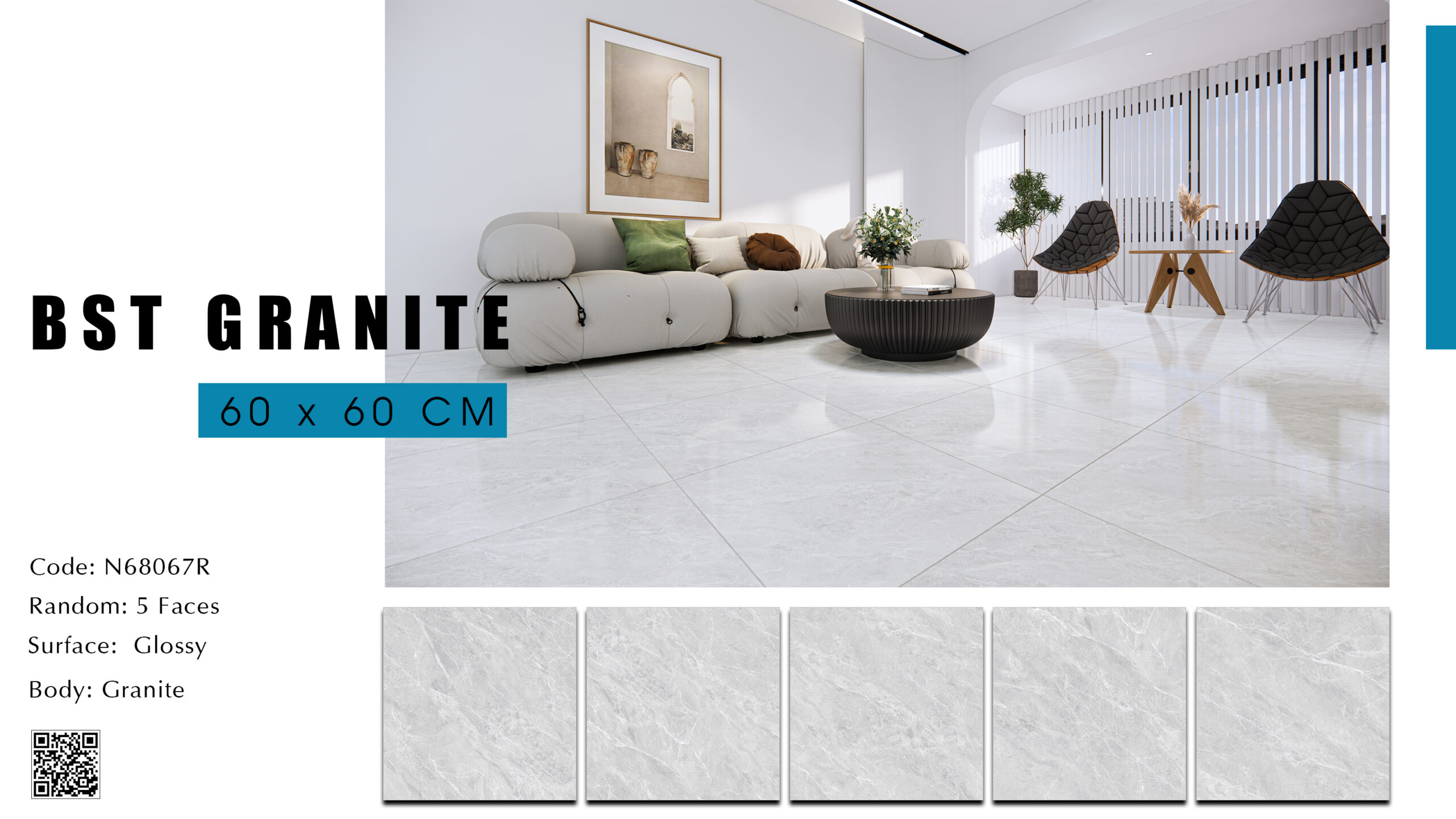 Gạch Lát nền Ý Mỹ 60x60 N68067R