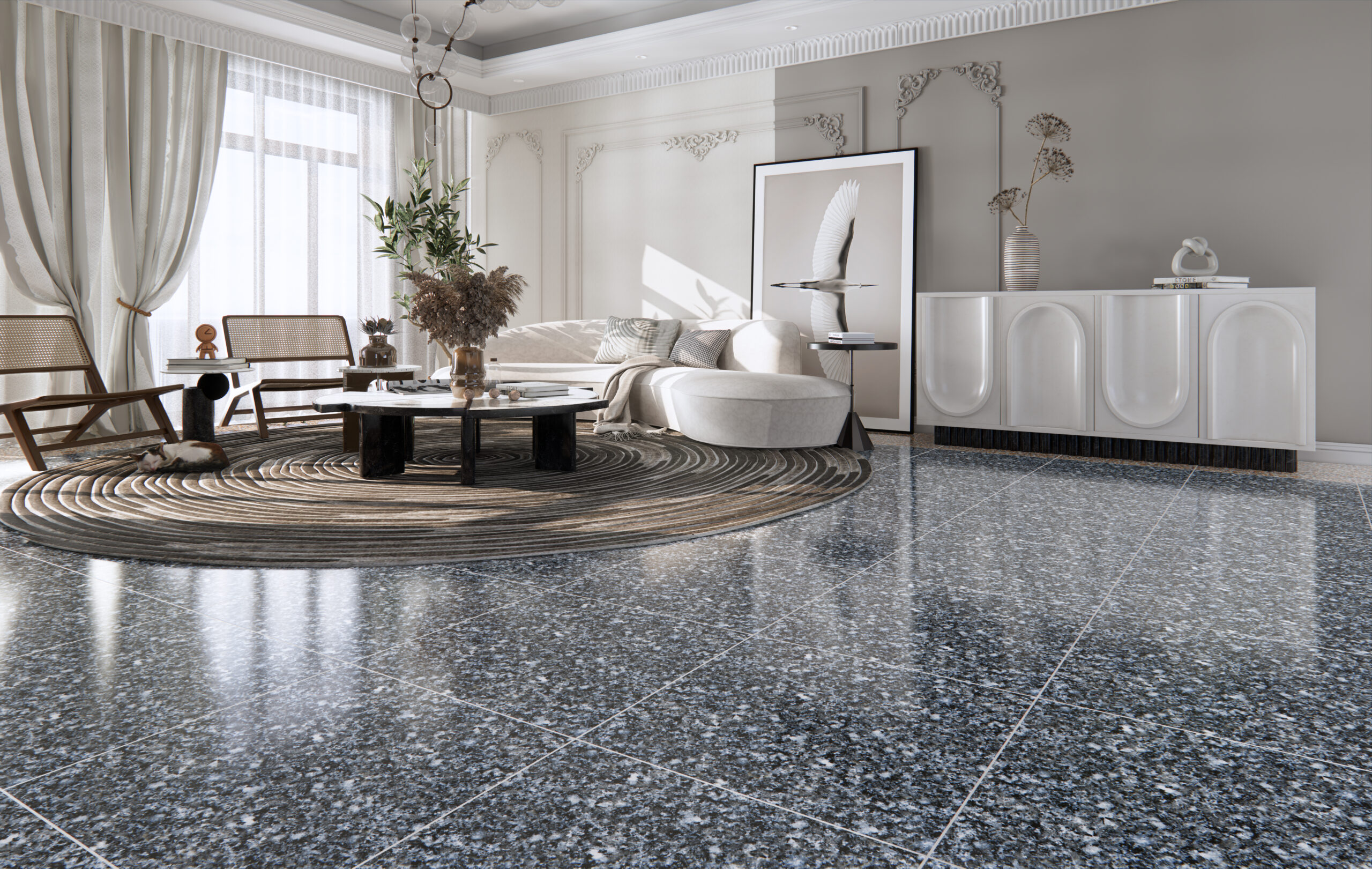 Gạch Lát nền Ý Mỹ 60x60 N68071 - Ảnh 2