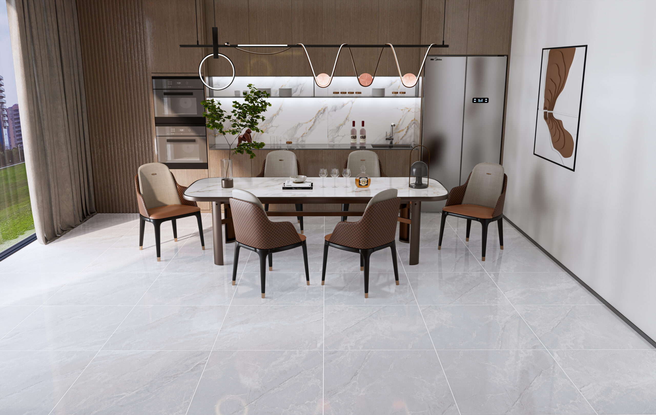 Gạch Lát nền Ý Mỹ 60x60 N68072R - Ảnh 2