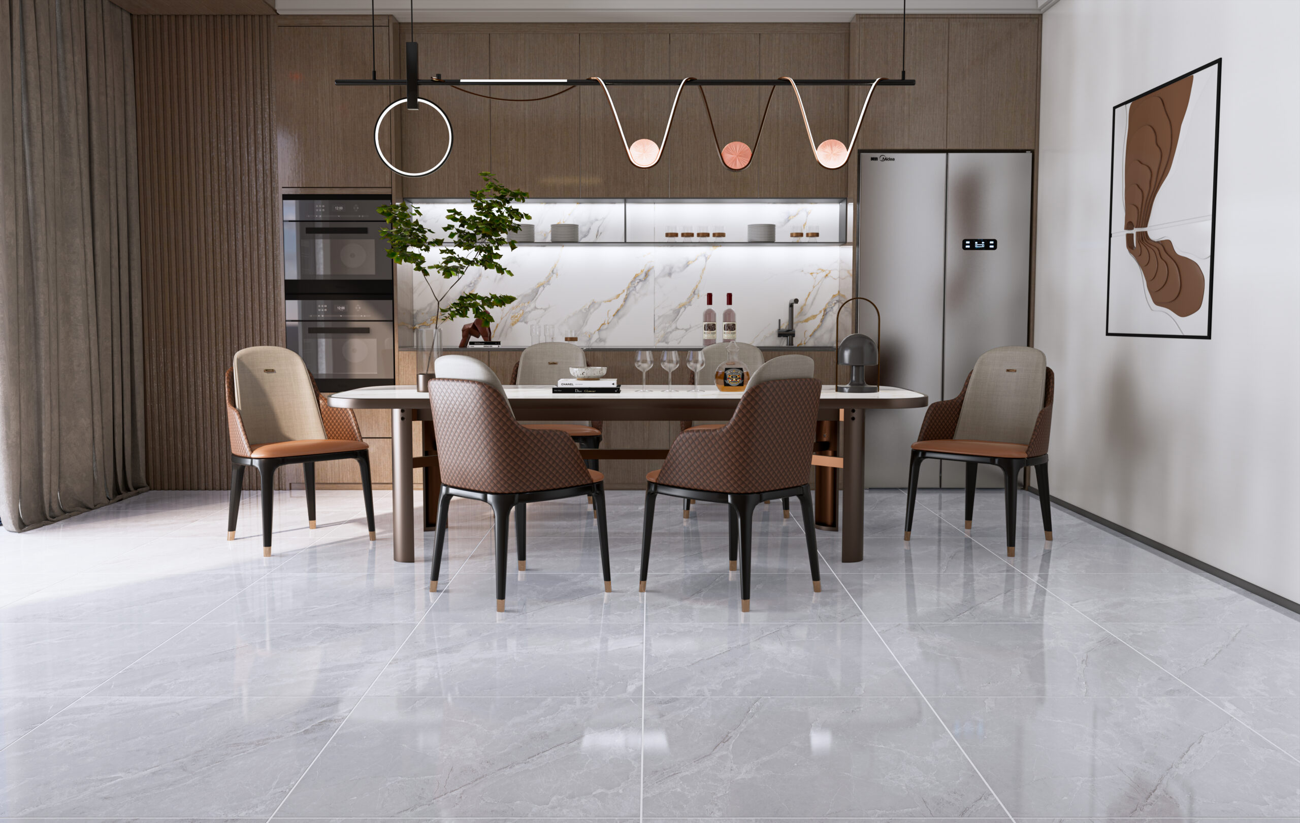 Gạch Lát nền Ý Mỹ 60x60 N68072R - Ảnh 3