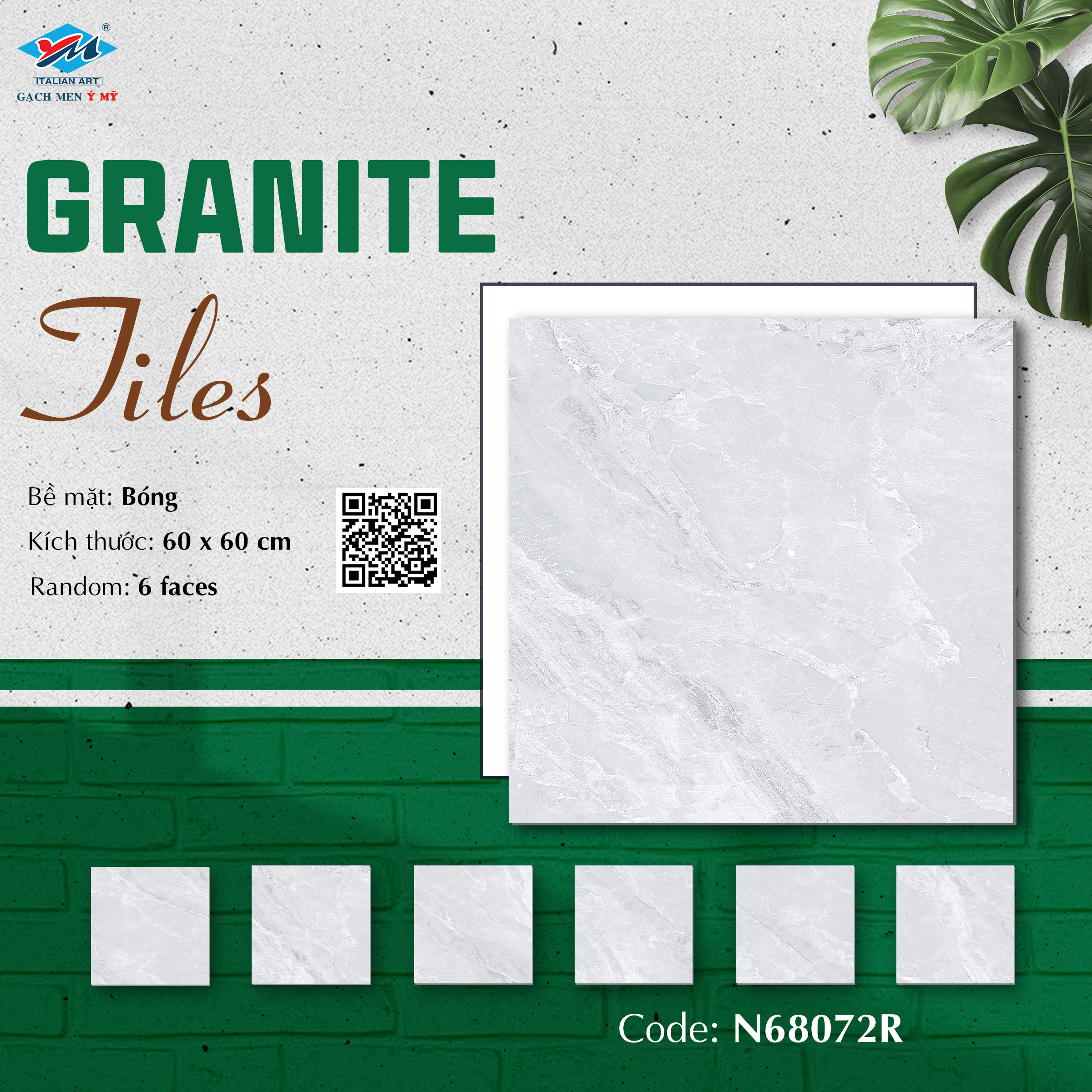 Gạch Lát nền Ý Mỹ 60x60 N68072R - Ảnh 9