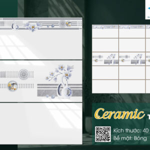 Gạch Ốp tường Ý Mỹ 40x80 NT48800D2