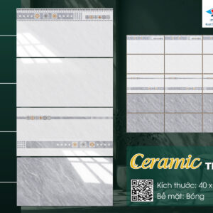 Gạch Ốp tường Ý Mỹ 40x80 NT48801D