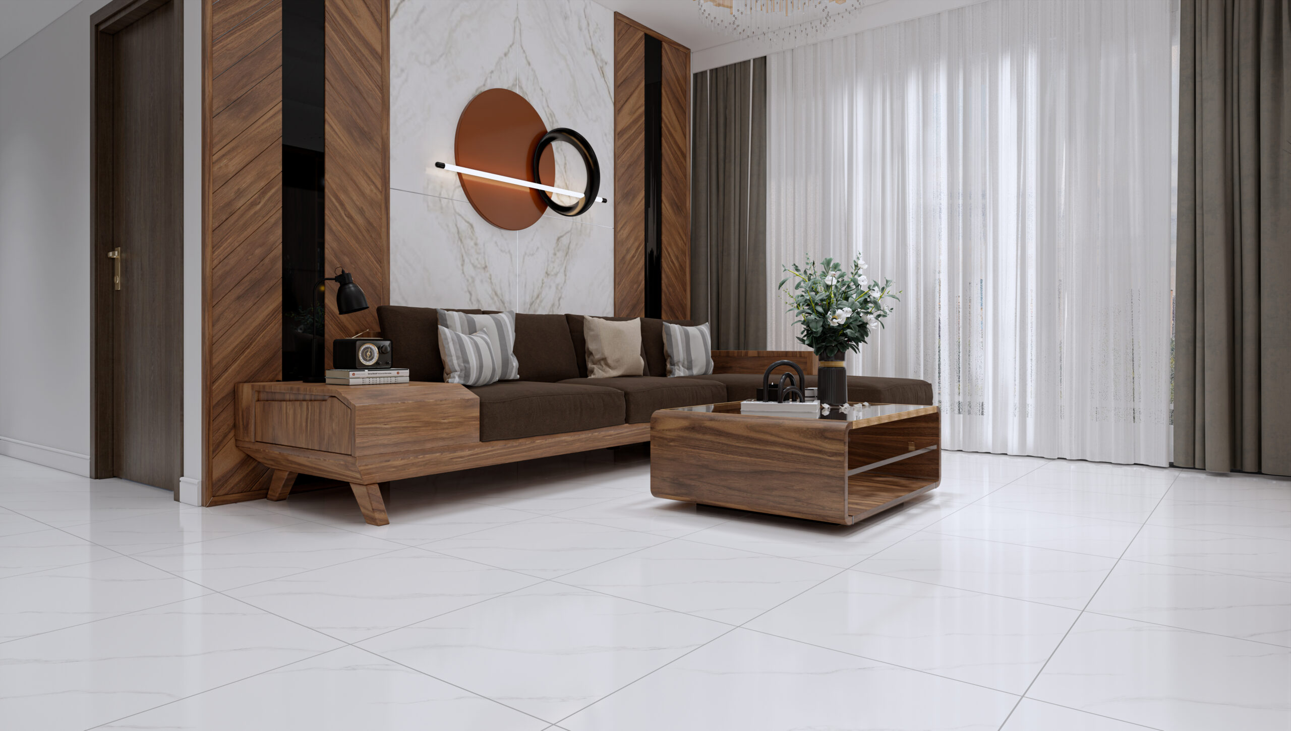 Gạch Lát nền Ý Mỹ 60x60 NT6004R - Ảnh 8