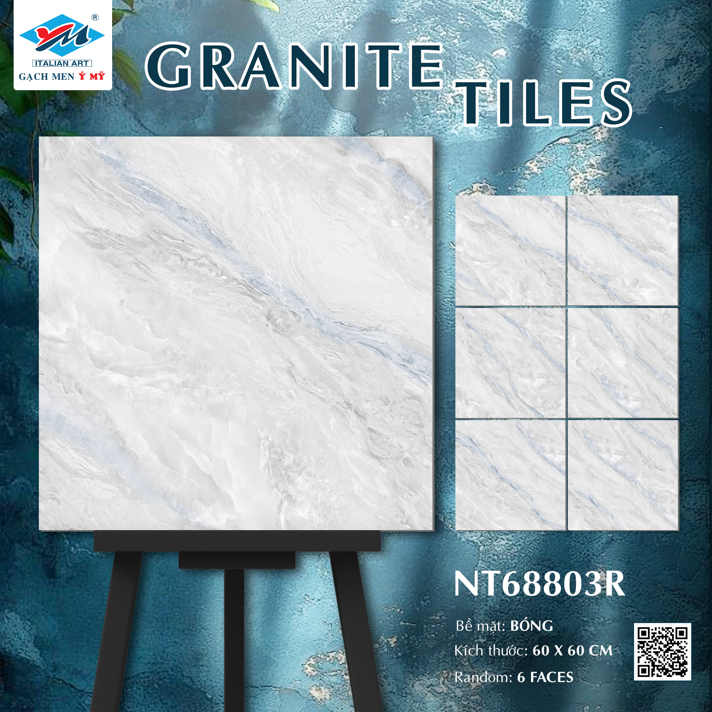 Gạch Lát nền Ý Mỹ 60x60 NT68803R - Ảnh 10
