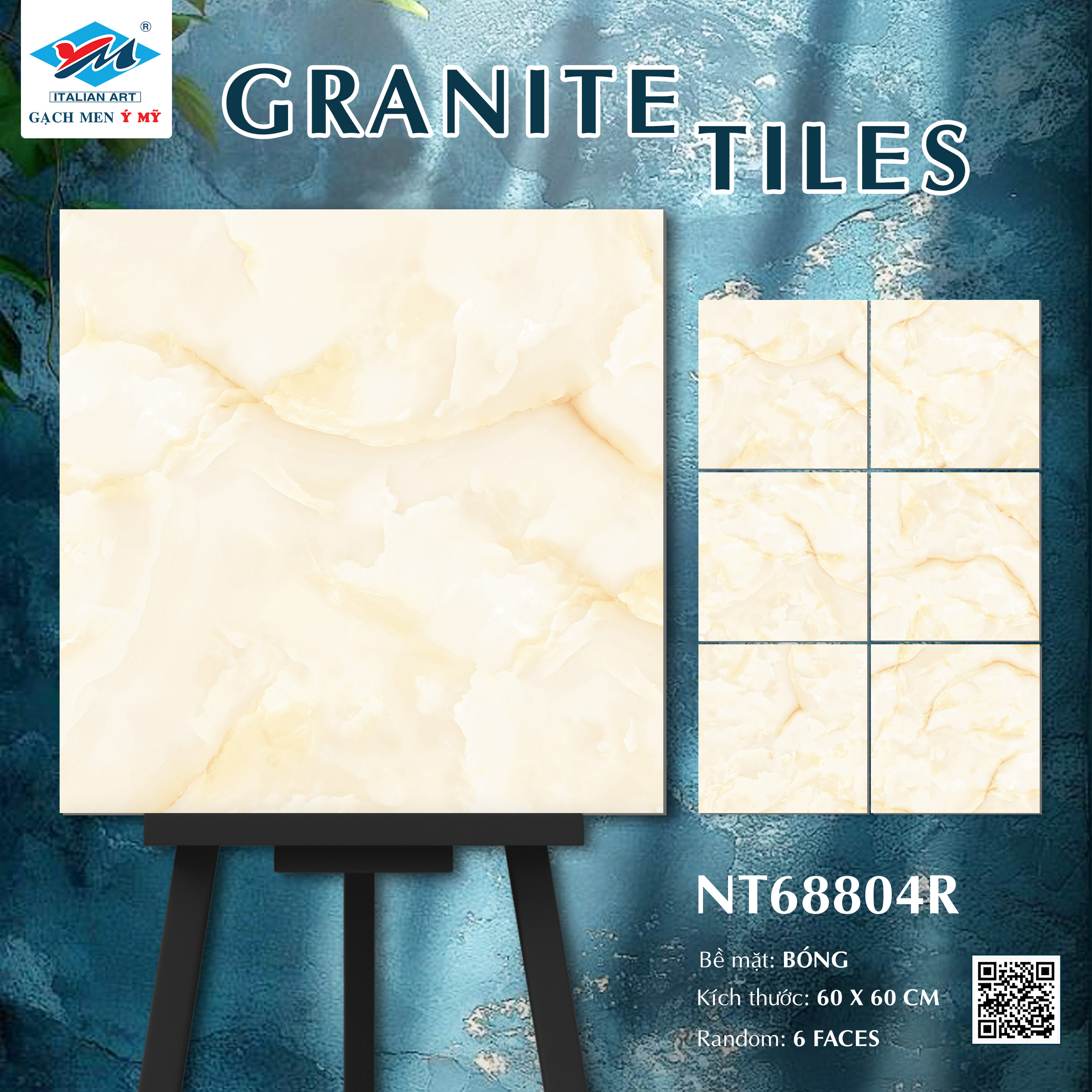 Gạch Lát nền Ý Mỹ 60x60 NT68804R - Ảnh 10