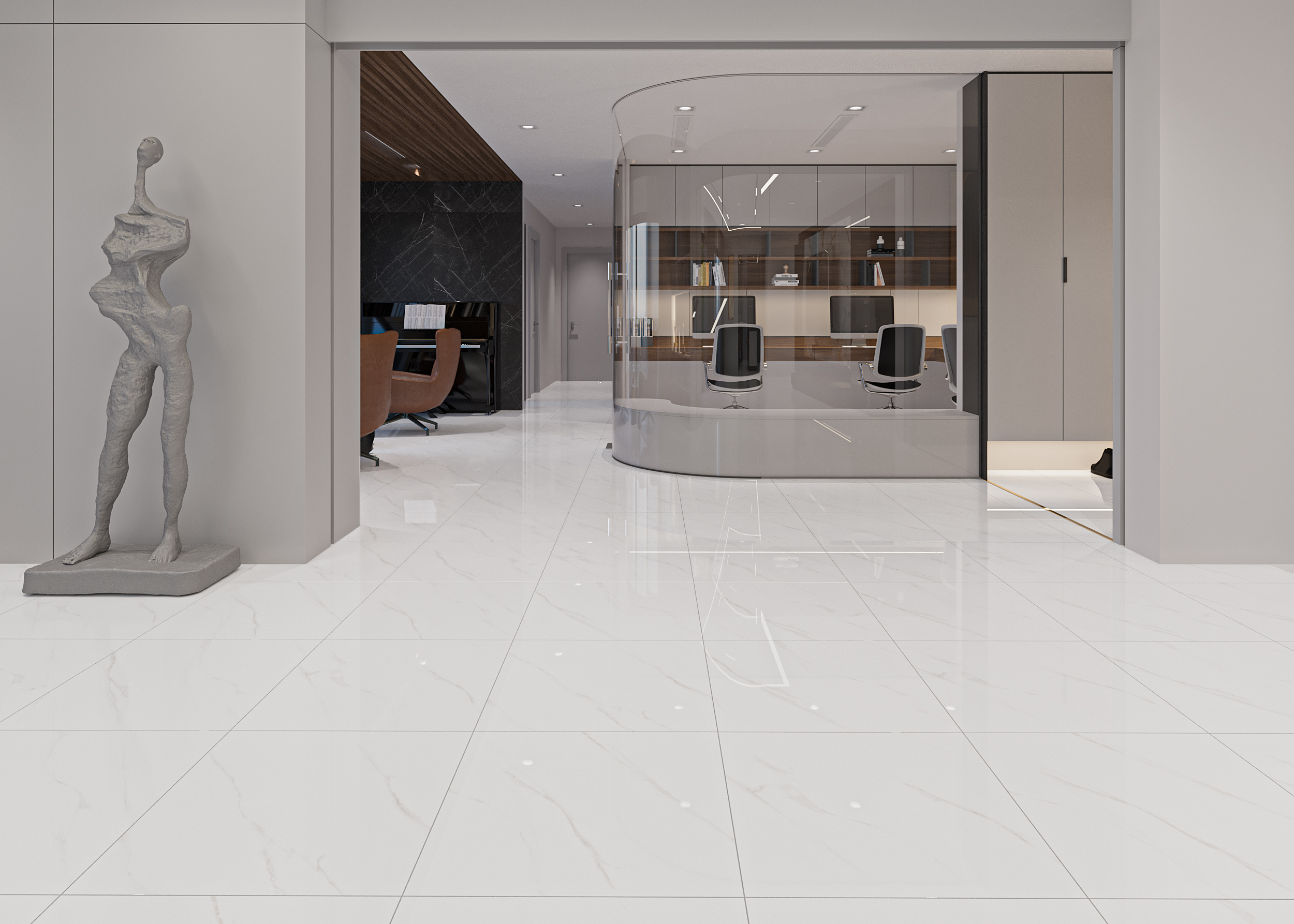 Gạch Lát nền Ý Mỹ 60x60 NT68807R - Ảnh 7