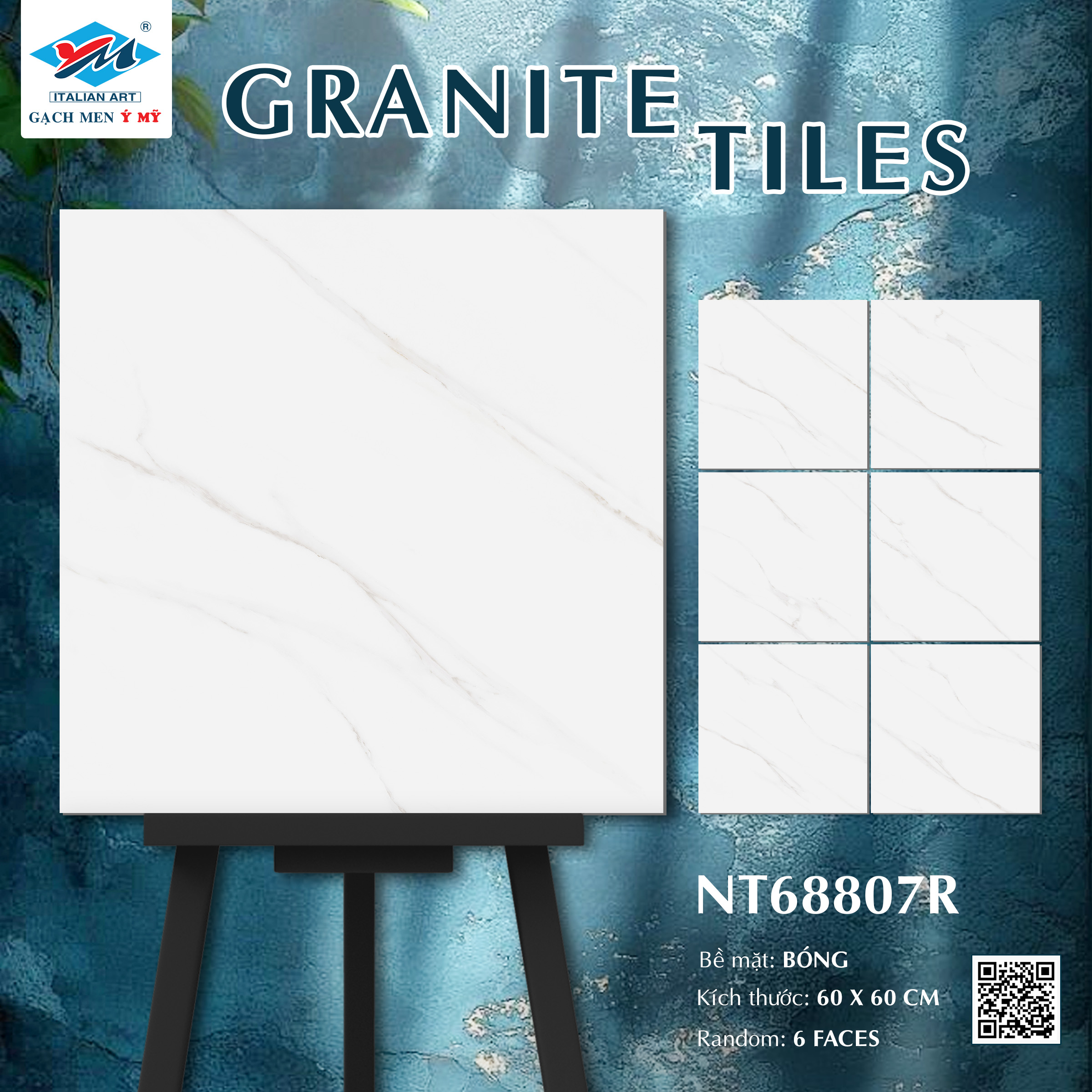Gạch Lát nền Ý Mỹ 60x60 NT68807R - Ảnh 10
