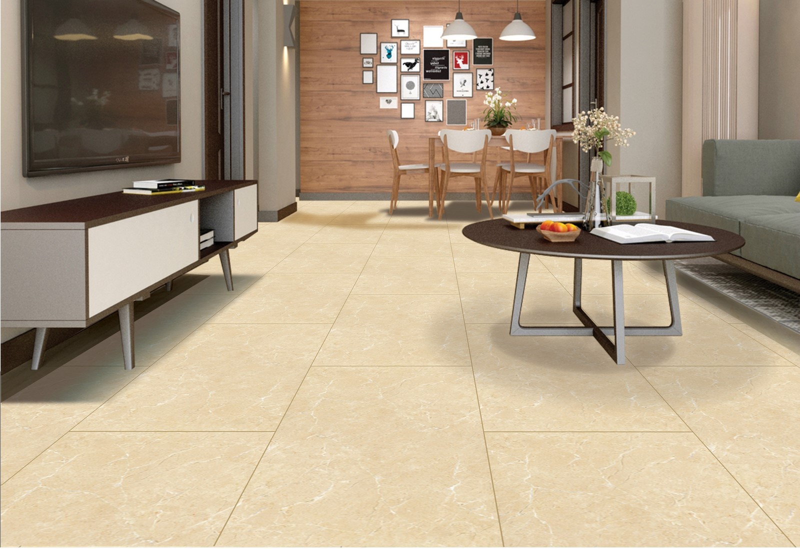 Gạch Lát nền Ý Mỹ 60x120 P6128009 - Ảnh 2