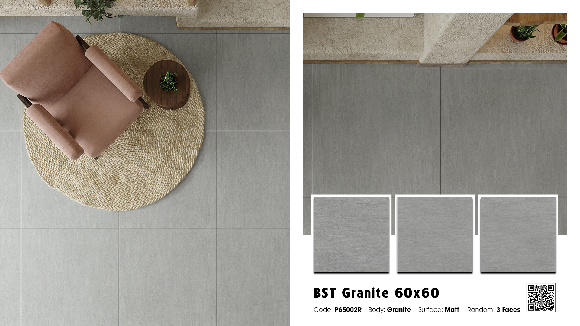 Gạch Lát nền Ý Mỹ 60x60 P65002R