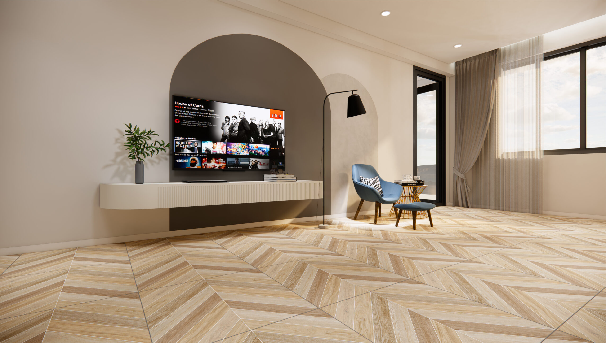 Gạch Gạch trang trí Ý Mỹ 60x60 P65095 - Ảnh 2