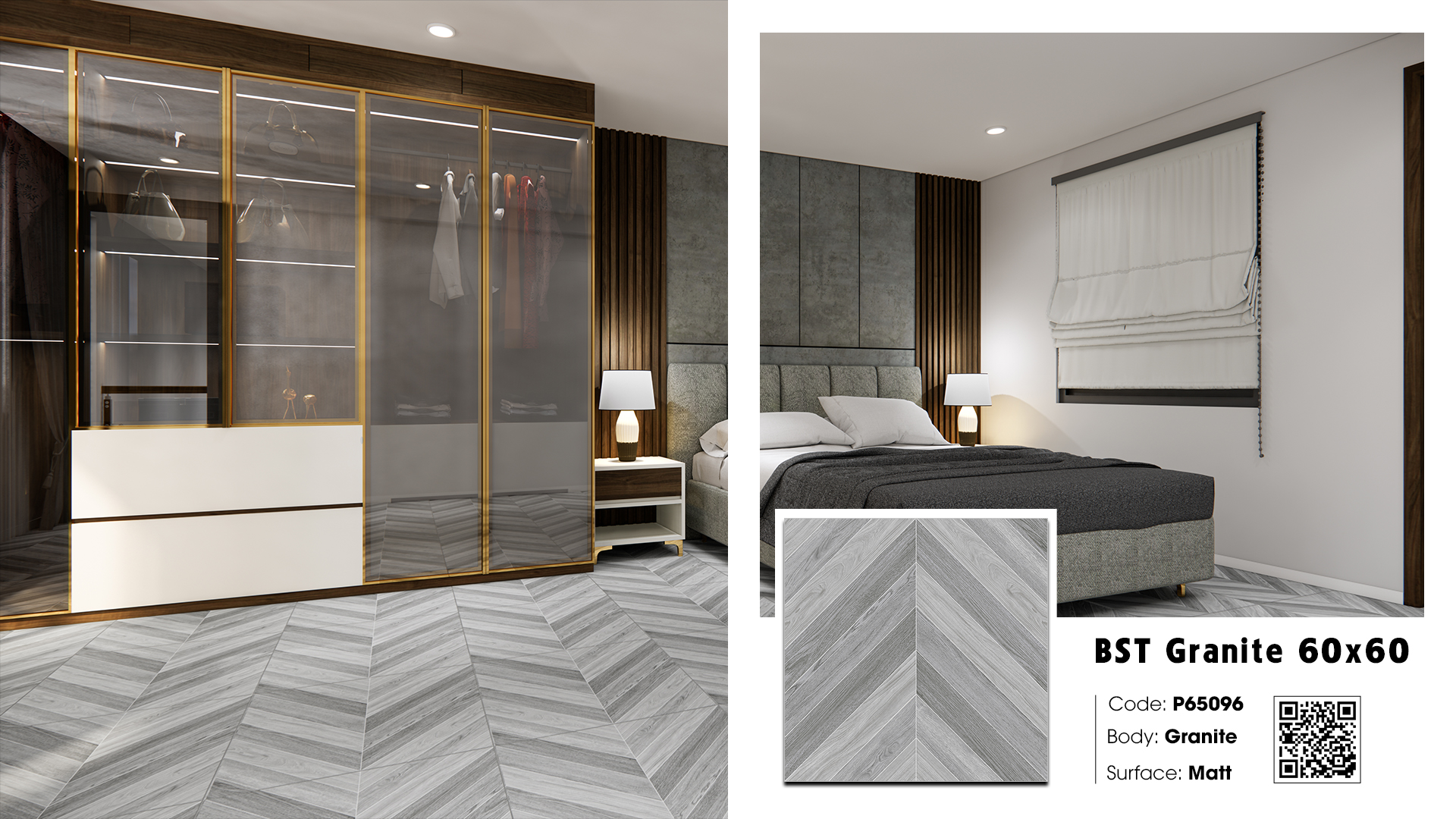 Gạch Gạch trang trí Ý Mỹ 60x60 P65096