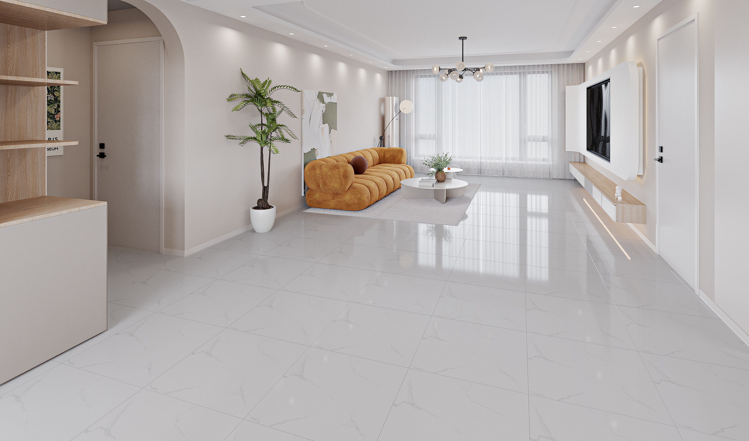 Gạch Lát nền Ý Mỹ 60x60 P68095 - Ảnh 2