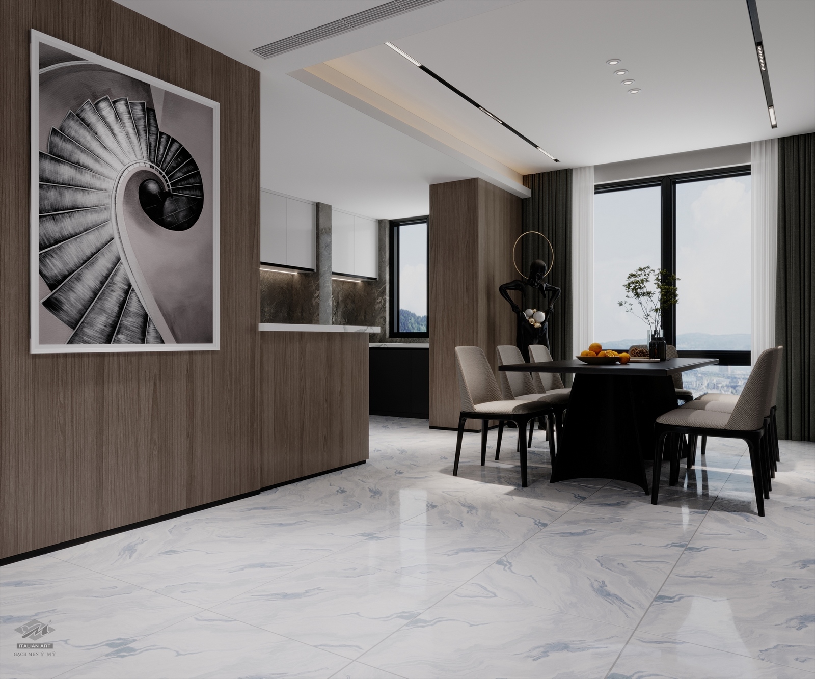 Gạch Lát nền Ý Mỹ 60x60 P68127 - Ảnh 2