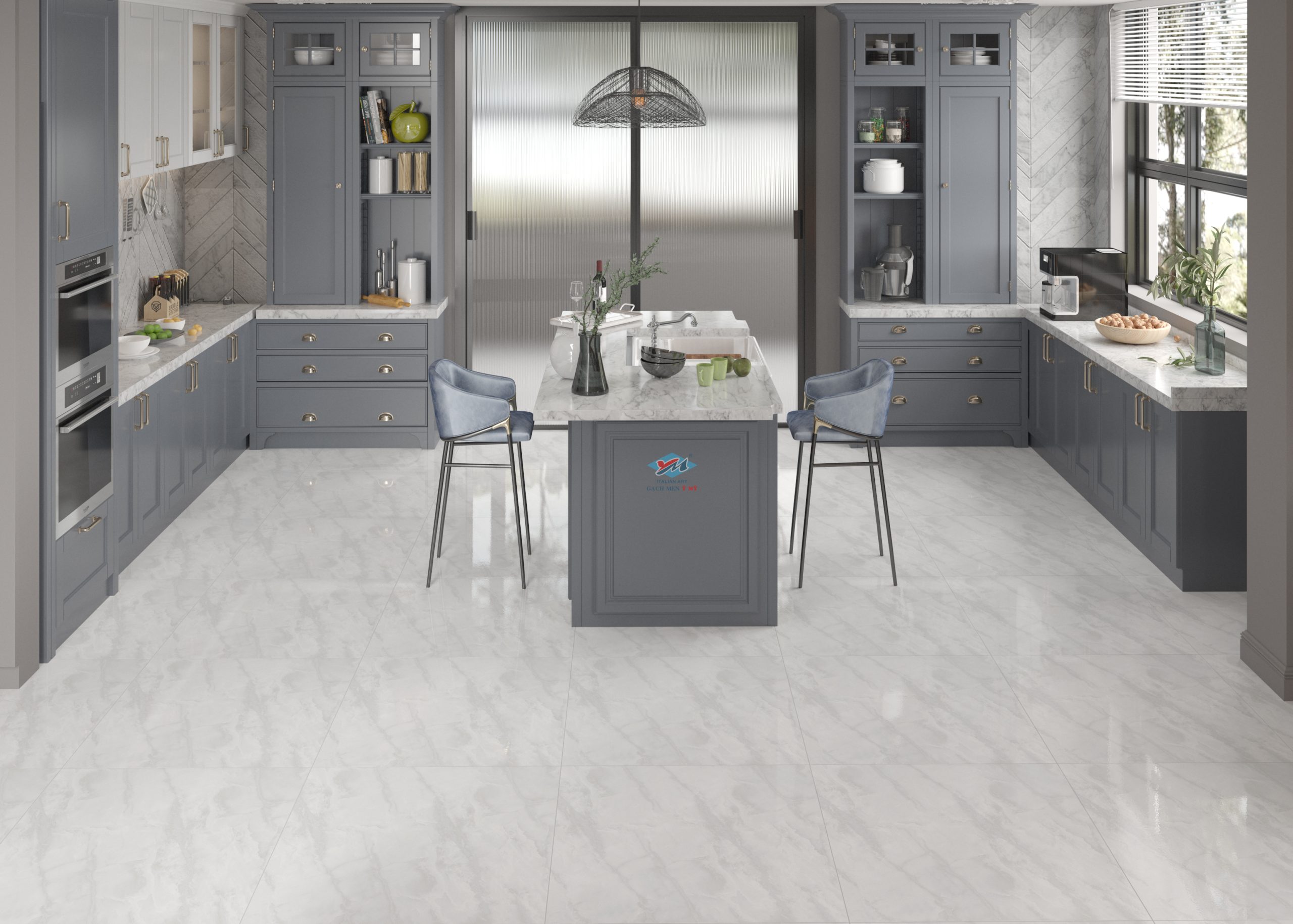 Gạch Lát nền Ý Mỹ 80x80 P88015 - Ảnh 4