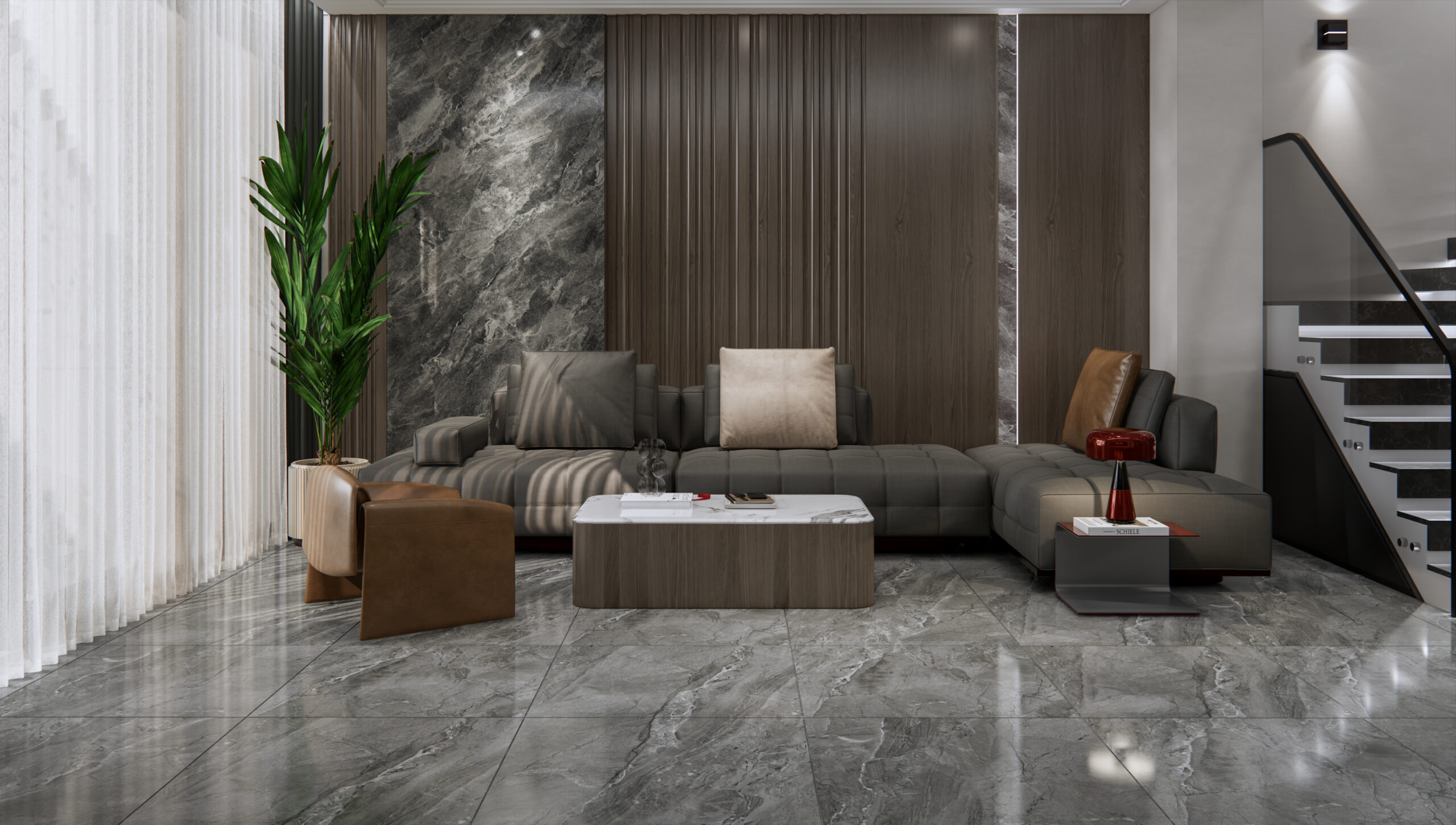 Gạch Lát nền Ý Mỹ 80x80 P88043R - Ảnh 2