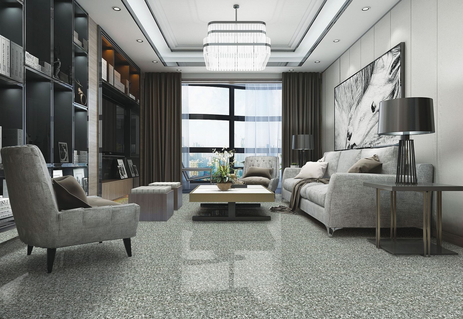 Gạch Lát nền Ý Mỹ 50x50 PHG568 - Ảnh 2