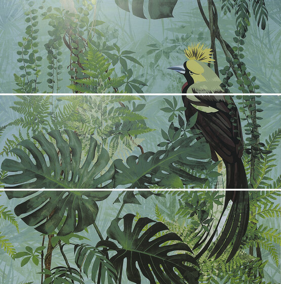 DECOR SET(3) DEF VIRNIA TURQUOISE 40X120