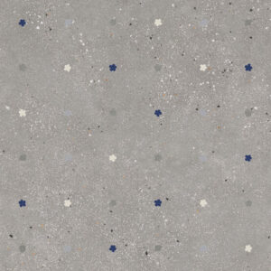 FIORI CENERE RECT 90X90