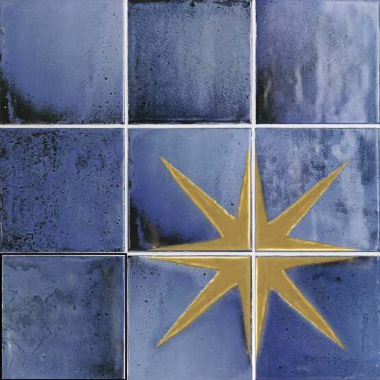 DECOR STAR II MISTY BLUE 12,4X12,4 - Ảnh 2