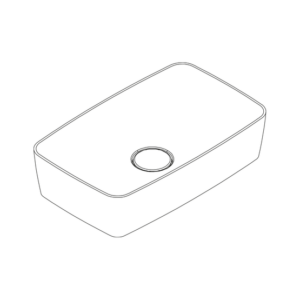 LAVABO CLEO XL ON TOP/SEMI