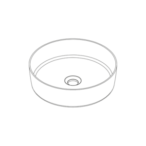LAVABO LINO ROUND ON TOP