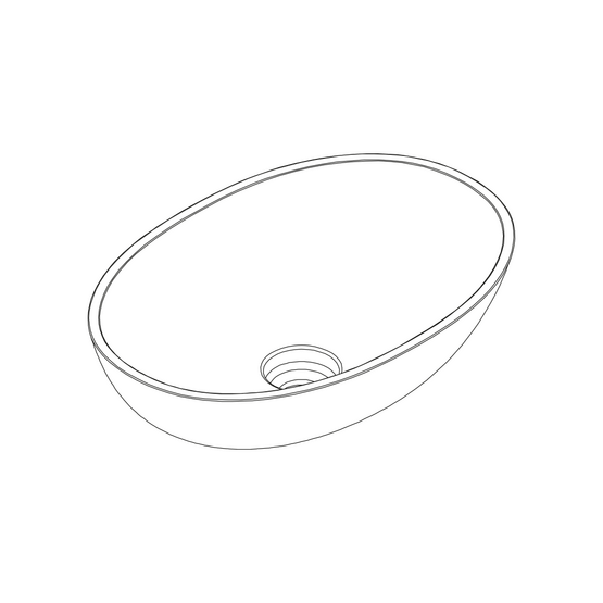 LAVABO ONA OVAL ON TOP/SEMI