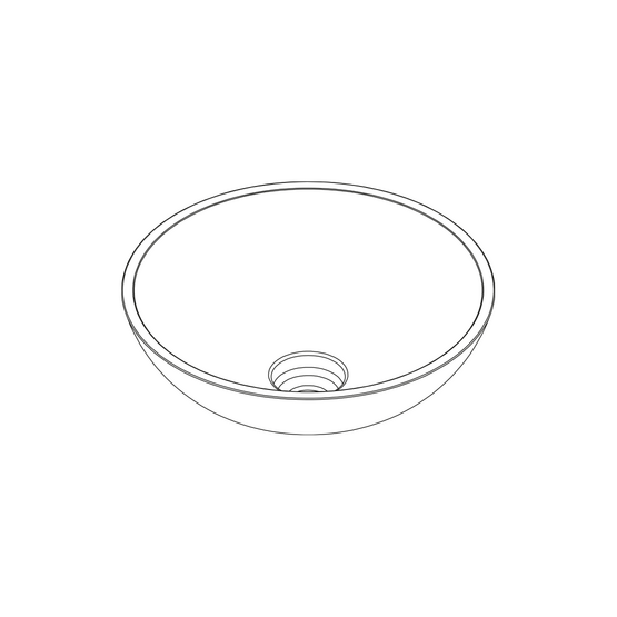 LAVABO ONA ROUND ON TOP/SEMI