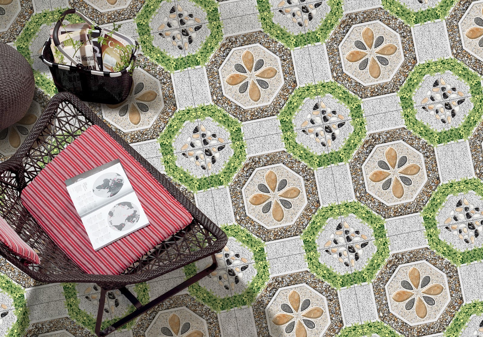 Gạch Sân vườn Ý Mỹ 50x50 S506SE - Ảnh 2