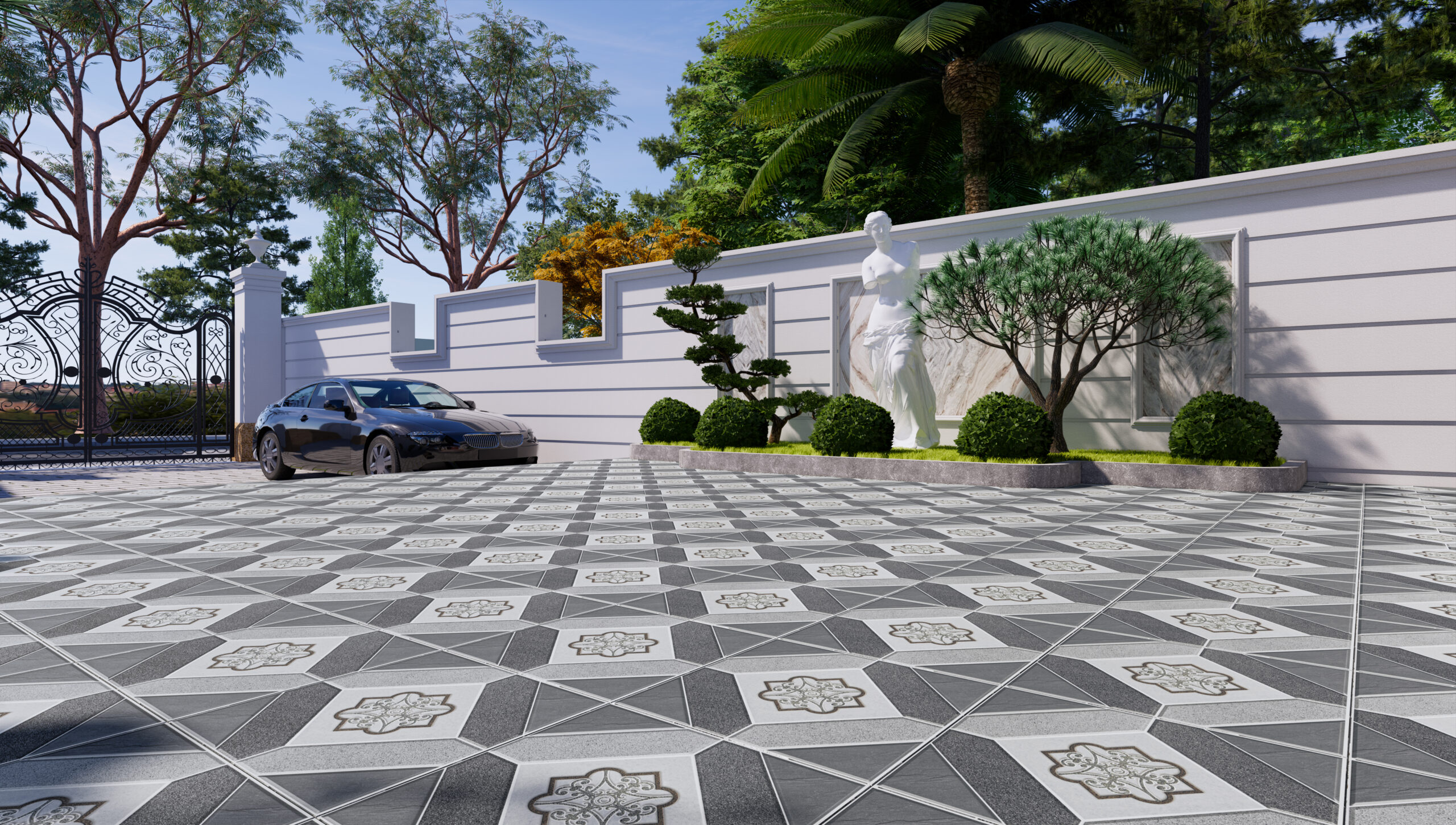 Gạch Sân vườn Ý Mỹ 50x50 S507E - Ảnh 3