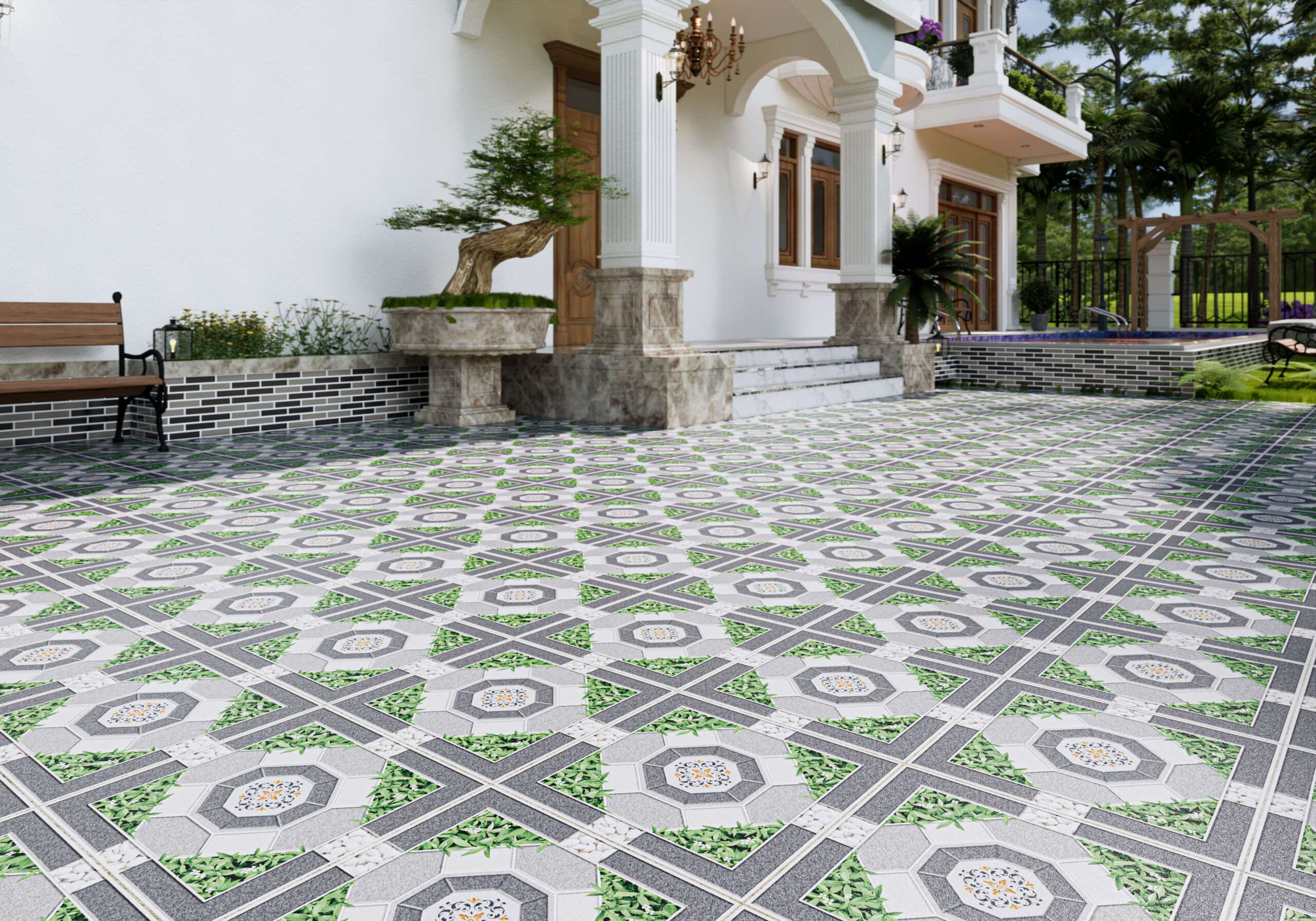 Gạch Lát nền Ý Mỹ 50x50 S510E - Ảnh 5