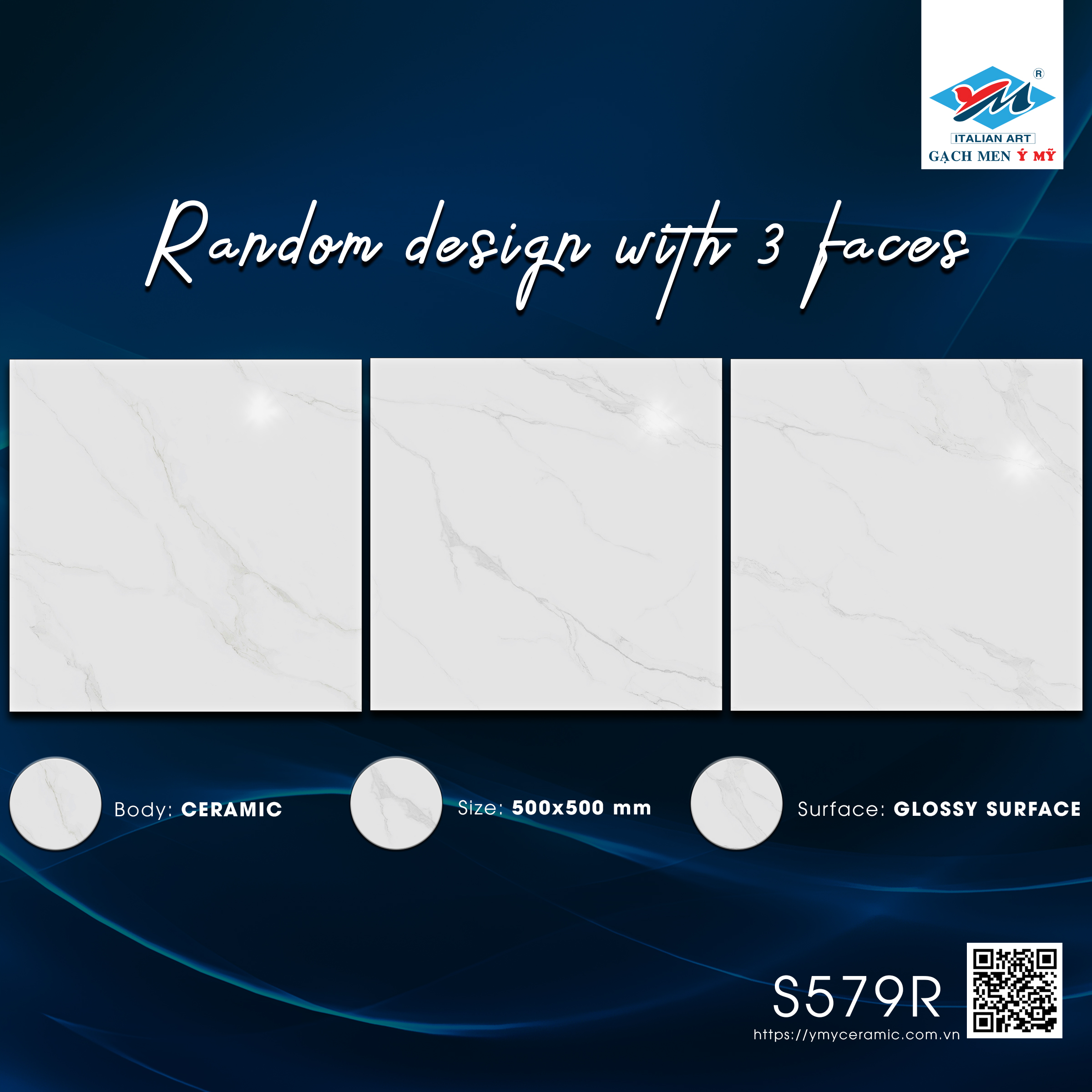 Gạch Lát nền Ý Mỹ 50x50 S579R - Ảnh 5