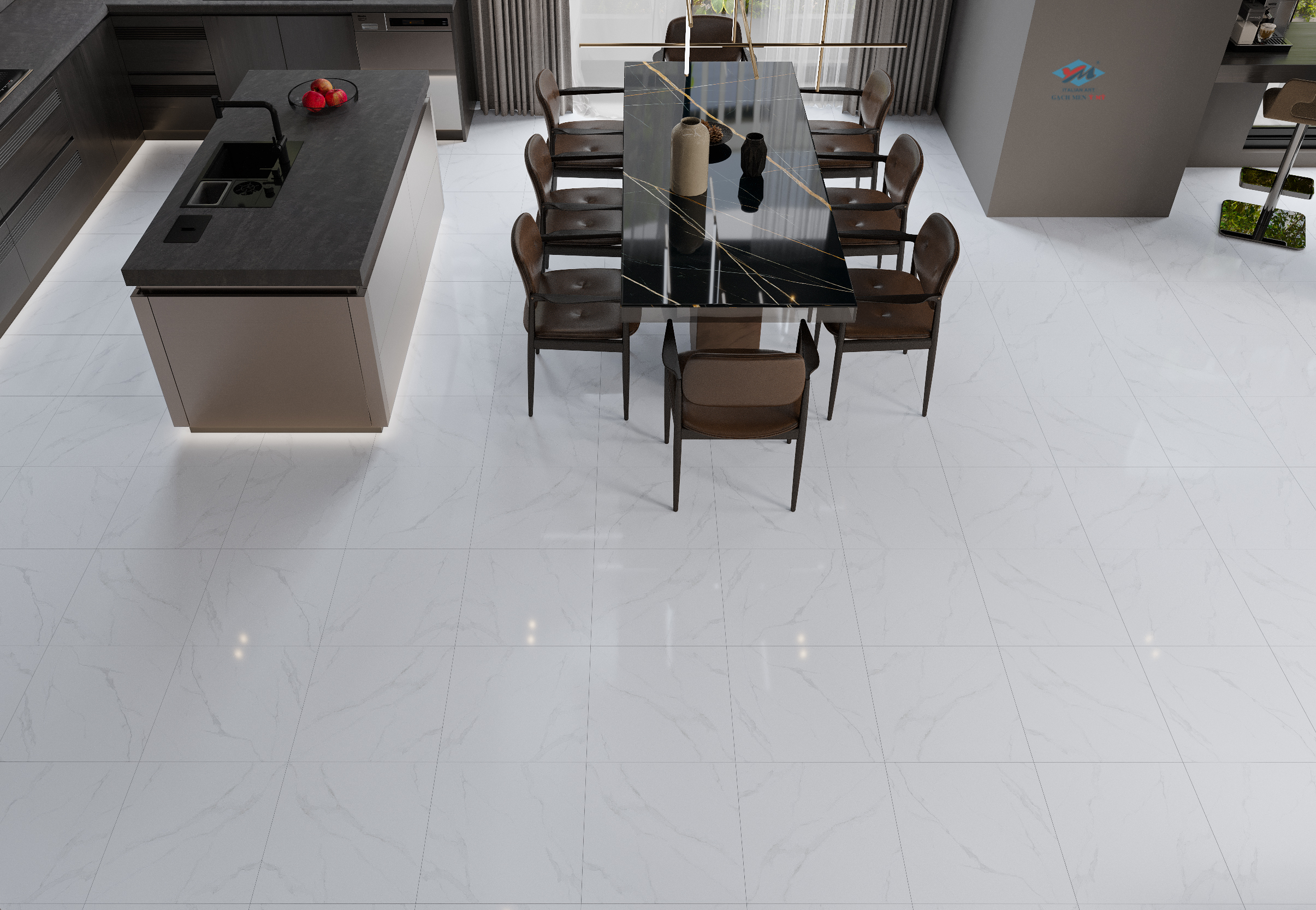 Gạch Lát nền Ý Mỹ 50x50 S579R - Ảnh 6