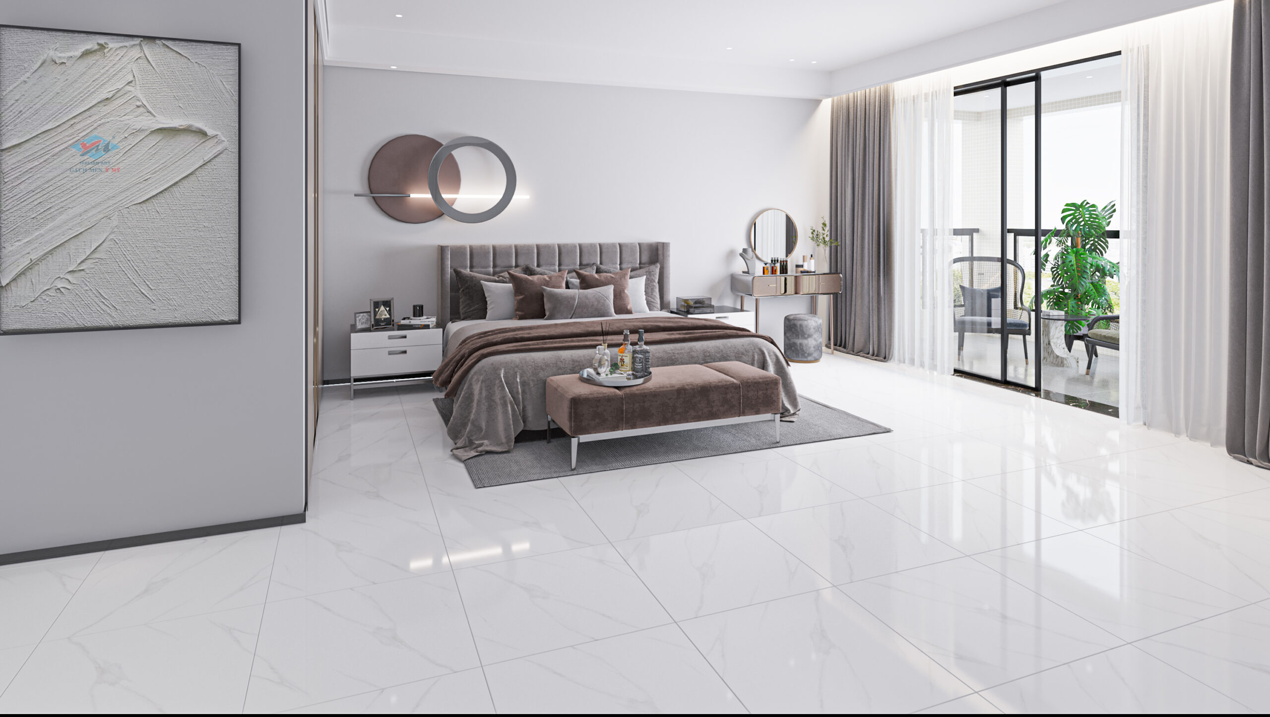 Gạch Lát nền Ý Mỹ 50x50 S583 - Ảnh 4