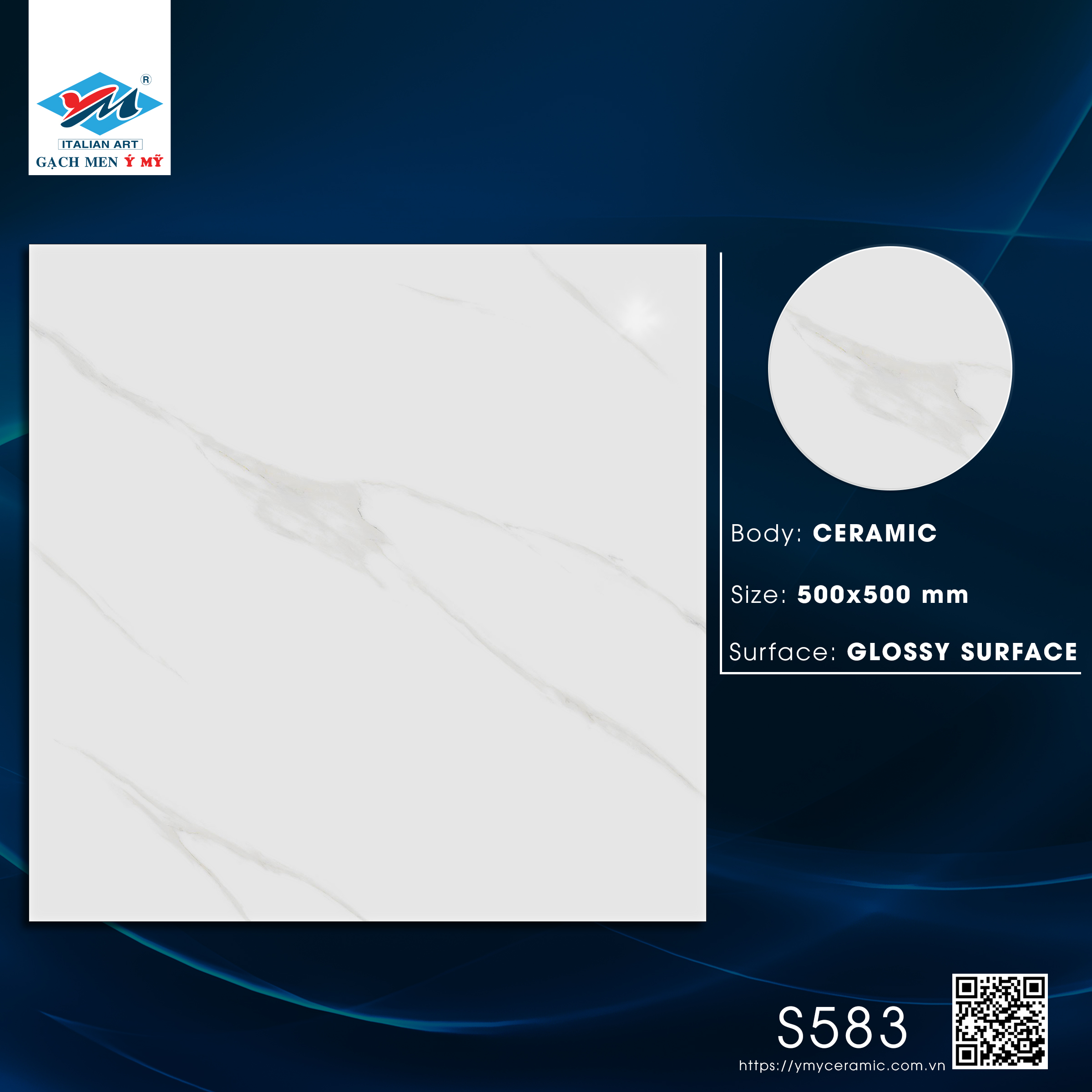 Gạch Lát nền Ý Mỹ 50x50 S583 - Ảnh 5