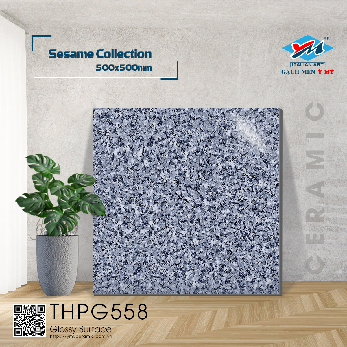 Gạch Lát nền Ý Mỹ 50x50 THPG558 - Ảnh 3