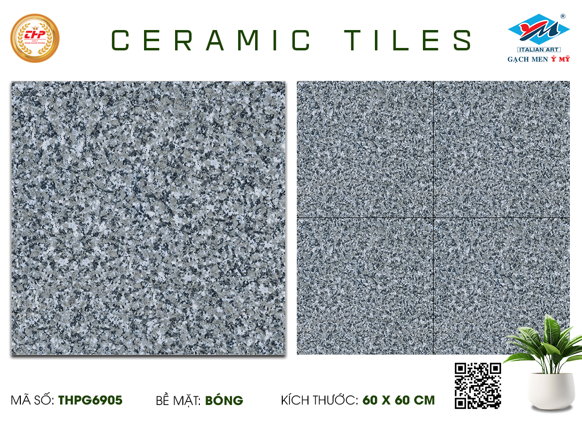 Gạch Lát nền, ốp tường Ý Mỹ 60x60 THPG6905 - Ảnh 5