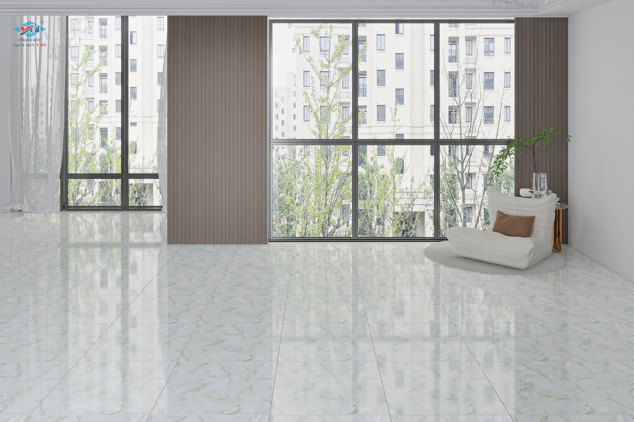 Gạch Lát nền, ốp tường Ý Mỹ 60x60 THPG6907 - Ảnh 4