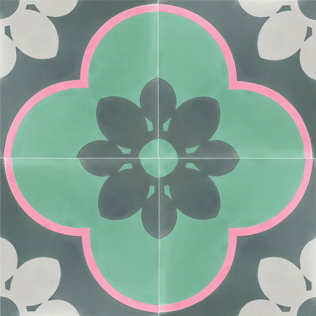 Gạch bông vuông 20x20 V20-382-F01 - Ảnh 2