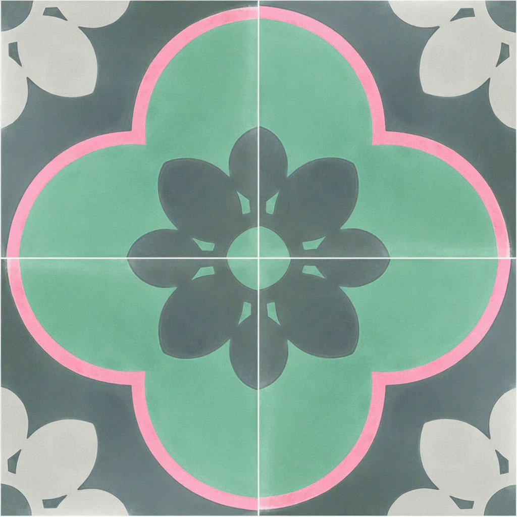 Gạch bông vuông 20x20 V20-382-F01 - Ảnh 5