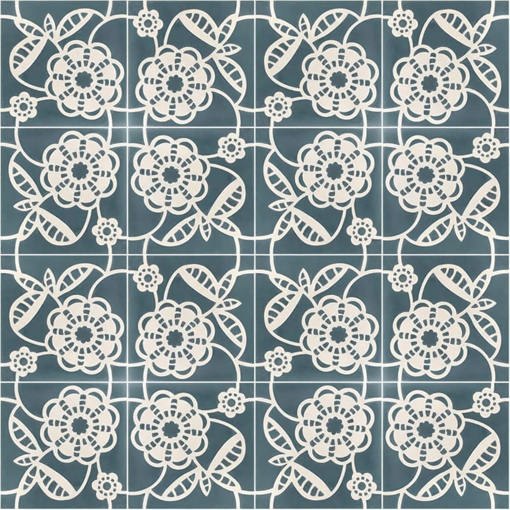 Gạch bông vuông 20x20 V20-685 - Ảnh 6