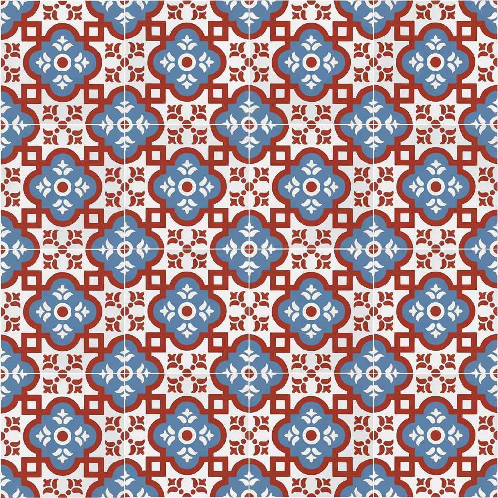 Gạch bông vuông 20x20 V20-985-T01 - Ảnh 2