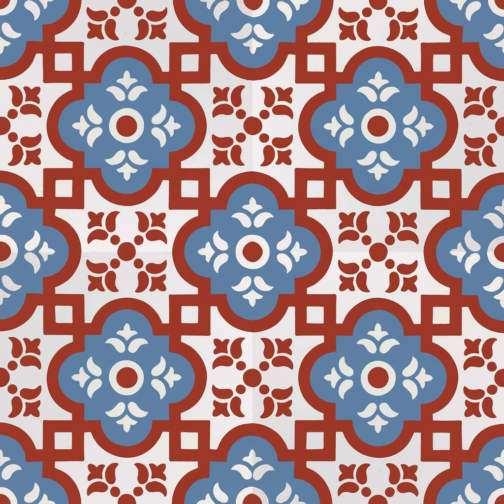 Gạch bông vuông 20x20 V20-985-T01 - Ảnh 5