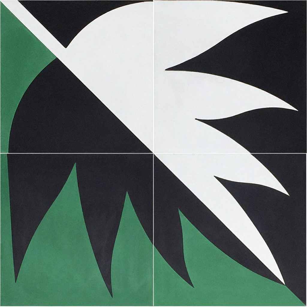 Gạch bông vuông 25x25 V25-007 - Ảnh 4