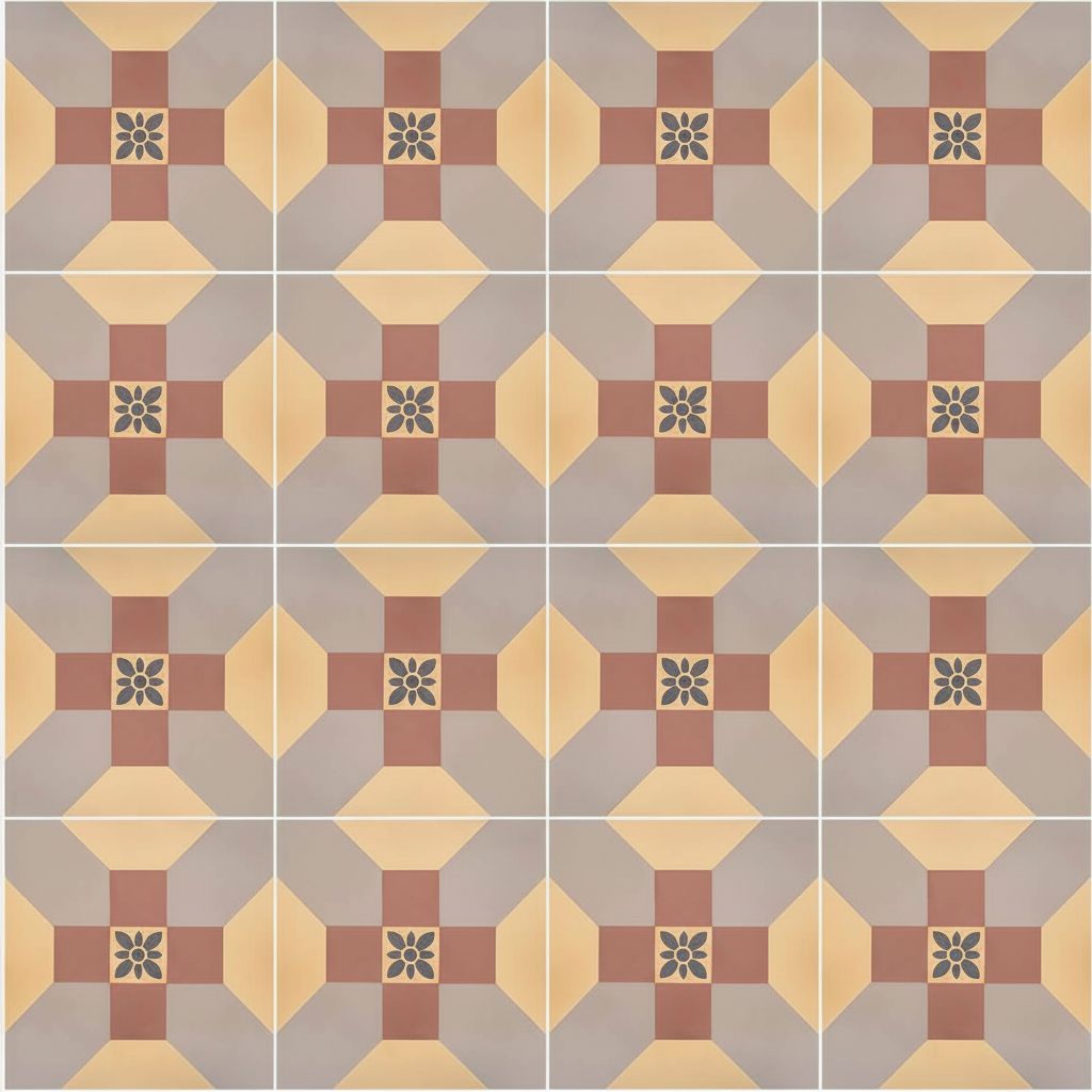 Gạch bông vuông 30x30 V30-033 - Ảnh 2