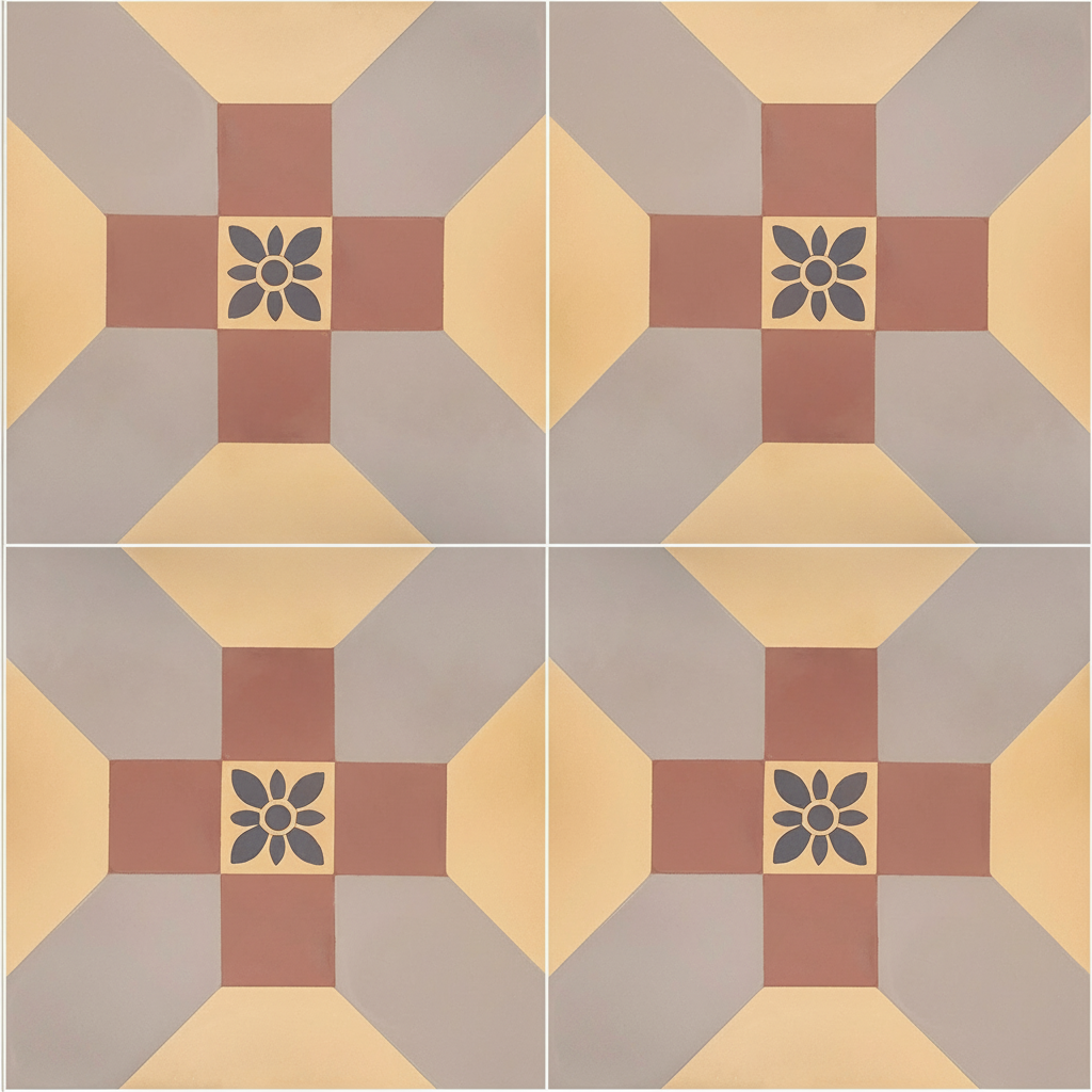 Gạch bông vuông 30x30 V30-033 - Ảnh 3